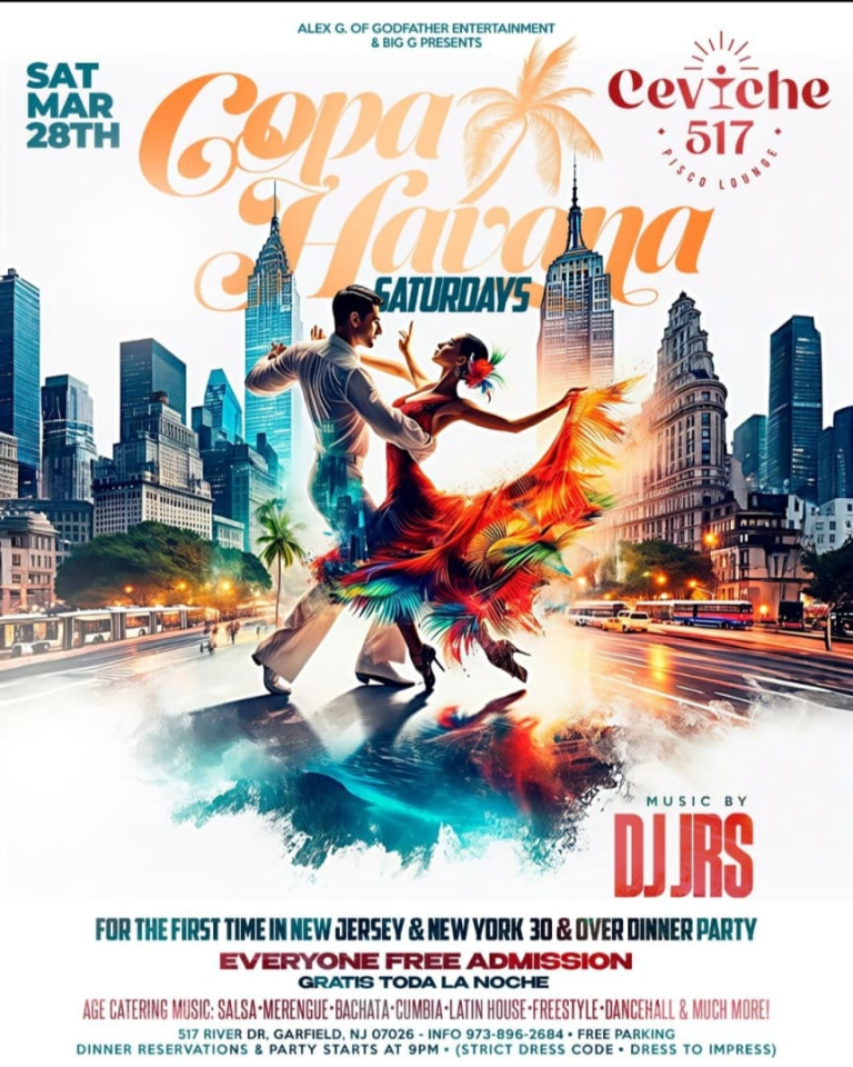 Event - Copa Havana Saturdays At Ceviche 517 Lounge  - Garfield, New Jersey - March 28, 2026 | concert tickets