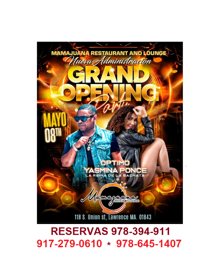 Event - OPTIMNO Y JASMINA en Mamajuana Lawrence Mayo 08 - Lawrence, Massachusetts - May 8, 2026 | concert tickets