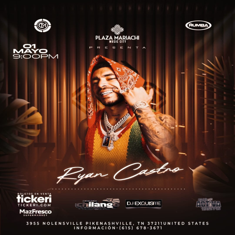 Event - Ryan Castro  - Nashville, Tennessee - May 1, 2026 | concert tickets