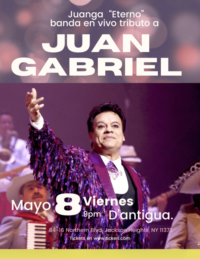 Event - Juan Gabriel “Eterno” Banda en vivo Tributo al Divo de Juarez.  - jackson heights, New York - May 8, 2026 | concert tickets
