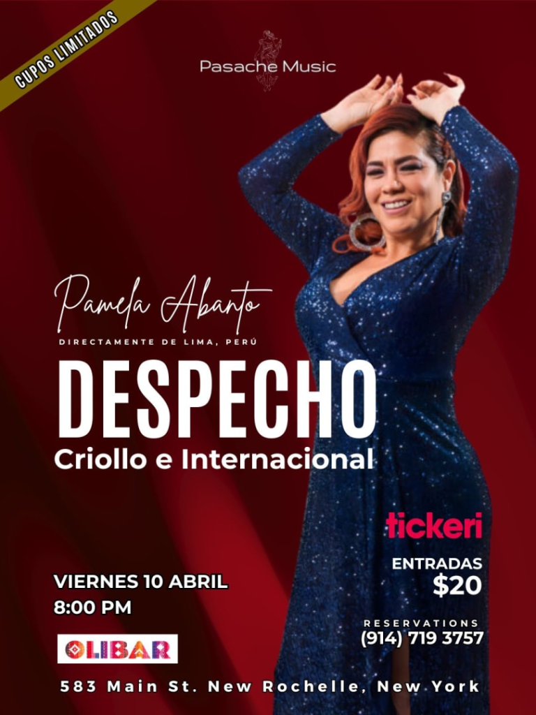 Event - DESPECHO Criollo e Internacional con Pamela Abanto - New Rochelle, NY - Fri, April 10, 2026} | concert tickets