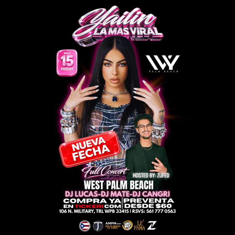 Event - YAILIN LA MÁS VIRAL EN IVY PALM BEACH! - West Palm Beach, FL - Fri, May 15, 2026} | concert tickets
