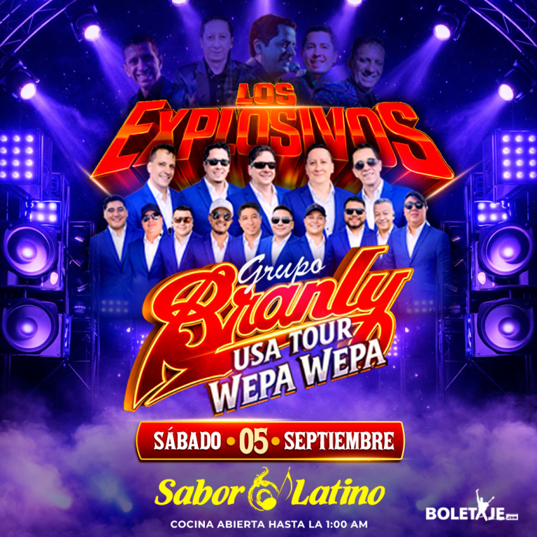 Event - LOS EXPLOSIVOS GRUPO BRANLY | Sabor Latino - Queens, New York - September 5, 2026 | concert tickets