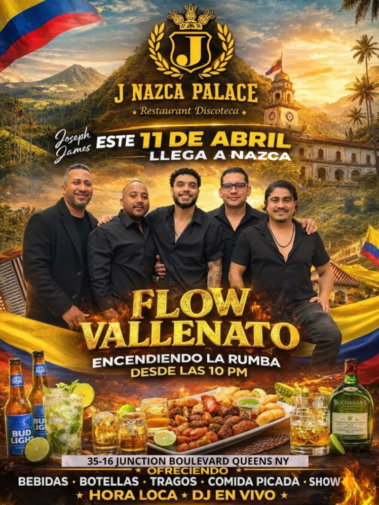 Event - FLOW VALLENATO - Corona , New York - April 11, 2026 | concert tickets
