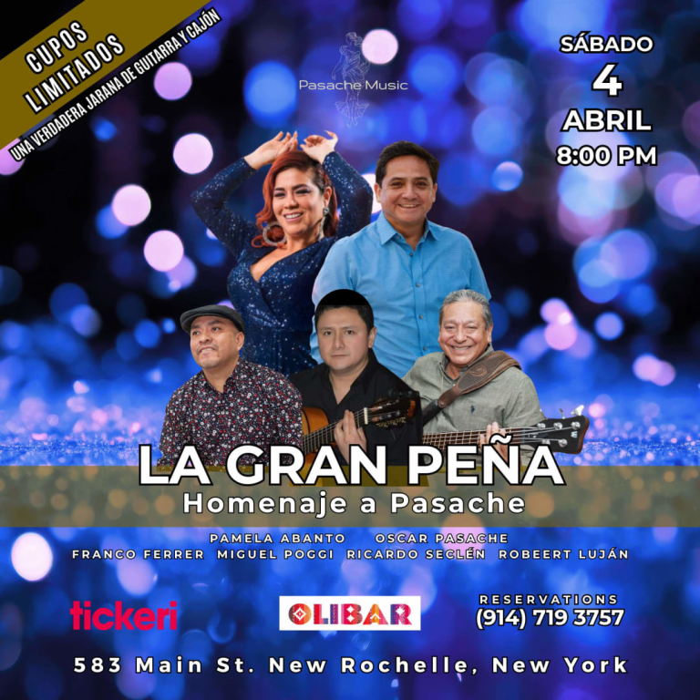 Event - LA GRAN PEÑA - Homenaje a Pasache - Una Verdadera Jarana de Guitarra y Cajón en New Rochelle, New York - New Rochelle, New York - April 4, 2026 | concert tickets
