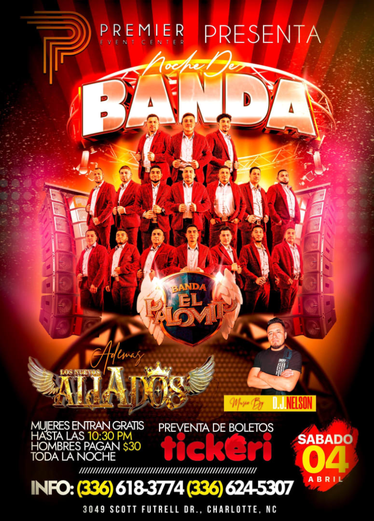 Event - BANDA EL PALOMITO EN VIVO! - Charlotte, North Carolina - April 4, 2026 | concert tickets