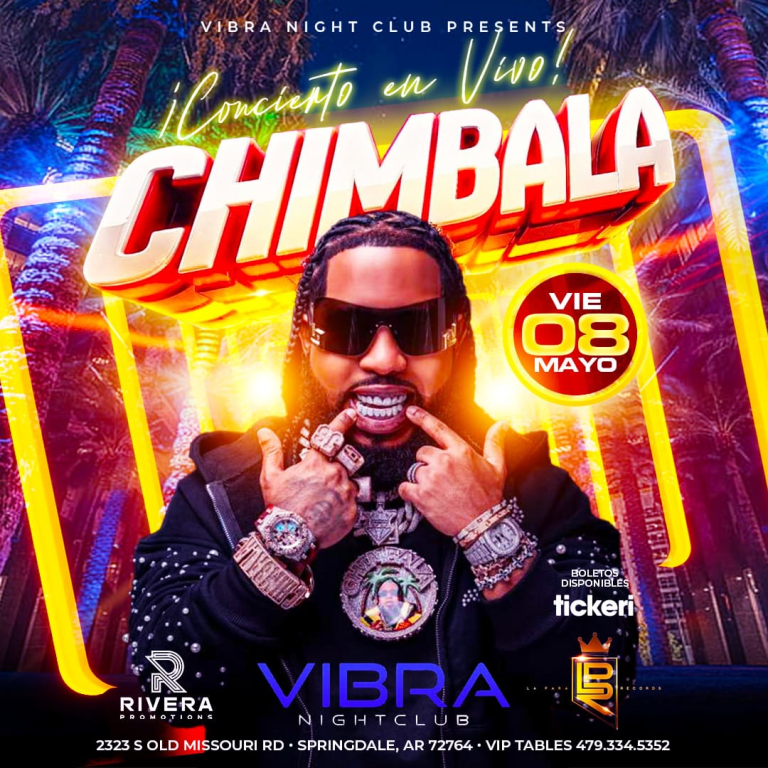 Event - 🔥 CHIMBALA EN VIVO – PRIMERA VEZ EN ARKANSAS 🔥 - Springdale, Arkansas - May 8, 2026 | concert tickets