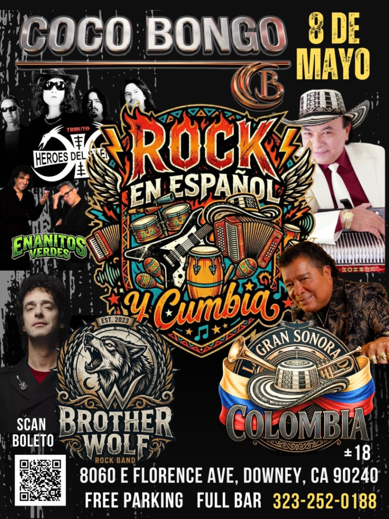 Event - CUMBIA &  ROCK  - Downey, California - May 8, 2026 | concert tickets