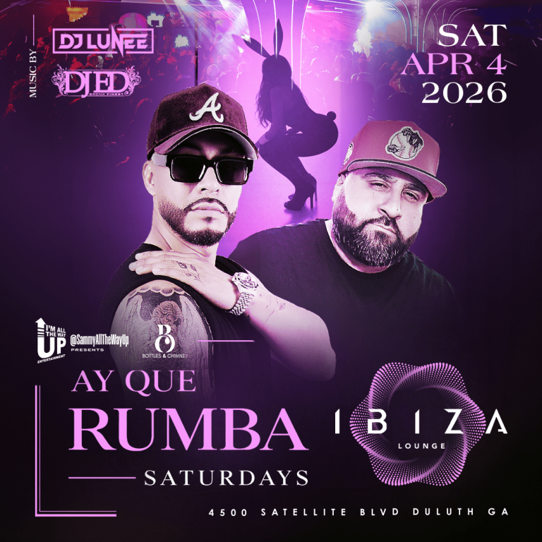 Event - Rumba Saturdays w/ Dj Lunee & Dj Ed - Duluth, Georgia - April 4, 2026 | concert tickets