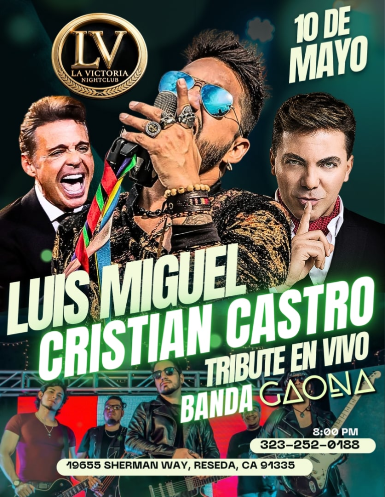 Event - tribute luis miguel & cristian castro  - Reseda, California - May 10, 2026 | concert tickets