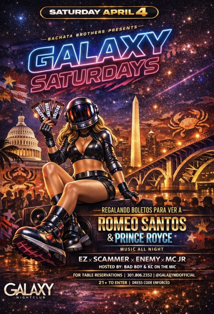 Event - Galaxy Saturdays! El Party #1 de los Sabados  - Hyattsville, Maryland - April 4, 2026 | concert tickets