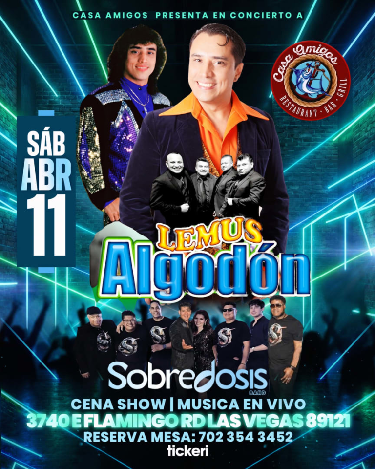 Event - GRUPO ALGODON  - Las Vegas, Nevada - April 11, 2026 | concert tickets