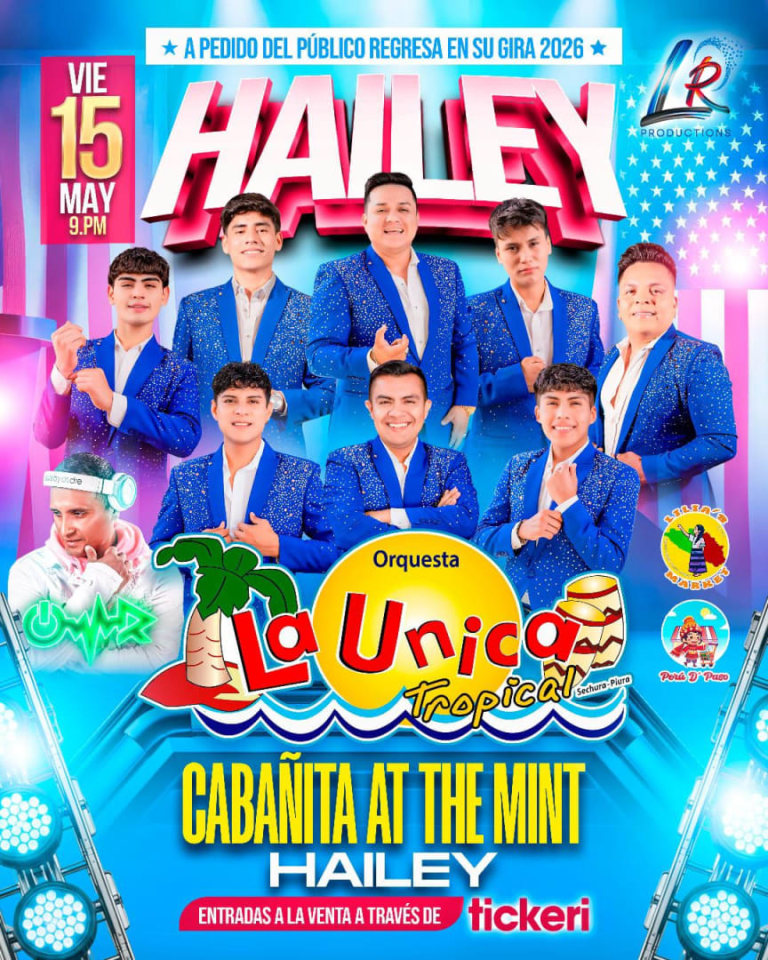 Event - LA UNICA TROPICAL EN CONCIERTO - Hailey, IDAHO - May 15, 2026 | concert tickets