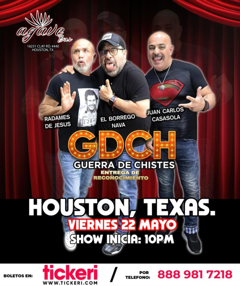 Event - Guerra de Chistes en Houston, TX – Radamés, El Borrego Nava y Juan Carlos Casasola en vivo - Houston, Texas - May 22, 2026 | concert tickets