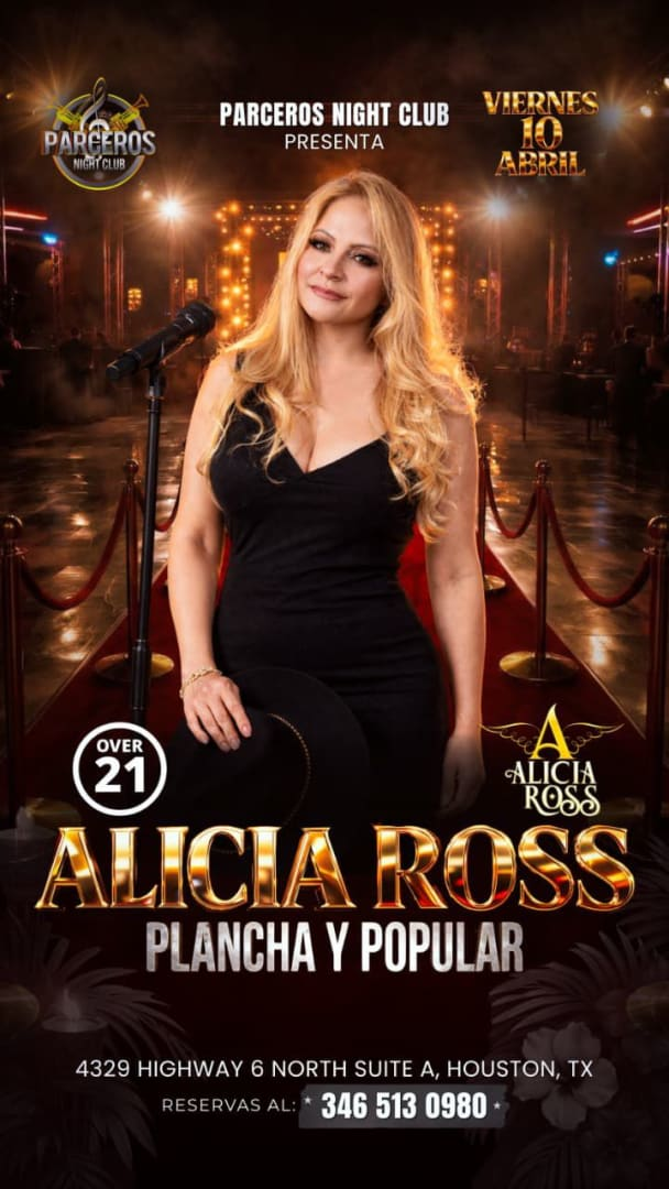 Event - PLANCHA Y POPULAR con Alicia Ross - Houston, Texas - April 10, 2026 | concert tickets