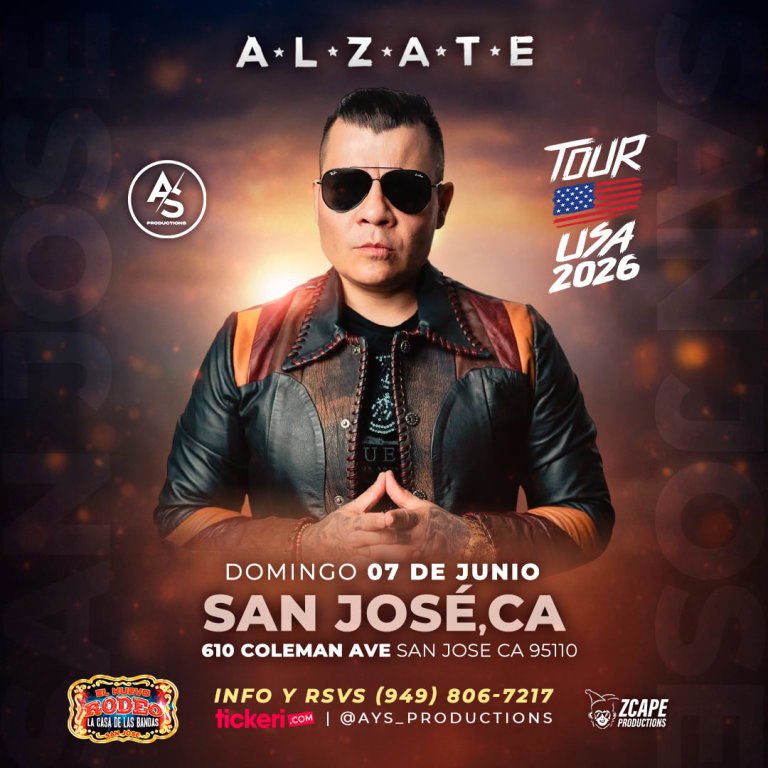 Event - Alzate en San José CA! - San Jose, California - June 7, 2026 | concert tickets