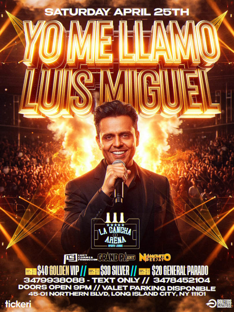 Event - YO ME LLAMO LUIS MIGUEL - Queens, New York - April 25, 2026 | concert tickets