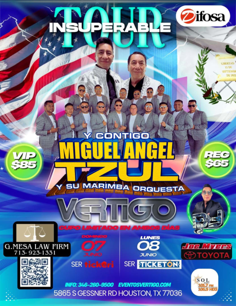 Event - Tour Insuperable - Miguel Angel TZUL y su Marimba Orquesta - Houston, Texas - June 7, 2026 | concert tickets