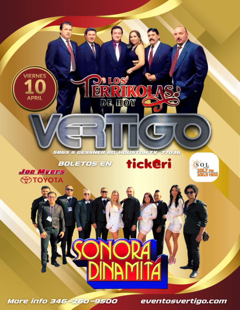 Event - Los Terrikolas de Hoy  - Sonora Dinamita en concierto  - Houston, Texas - April 10, 2026 | concert tickets