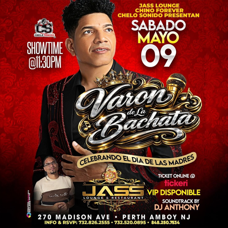 Event - El Varon de la Bachata en concierto ! - Perth Amboy, New Jersey - May 9, 2026 | concert tickets