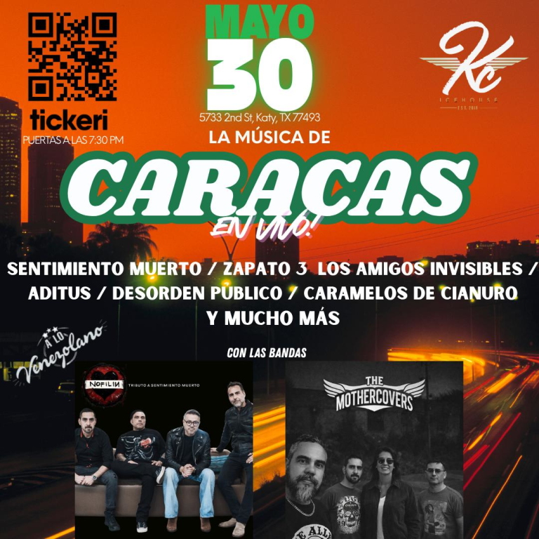 Event - Noche de Rock en Español a lo Venezolano en Katy TX. - Katy, Texas - 30 de mayo de 2026 | concert tickets