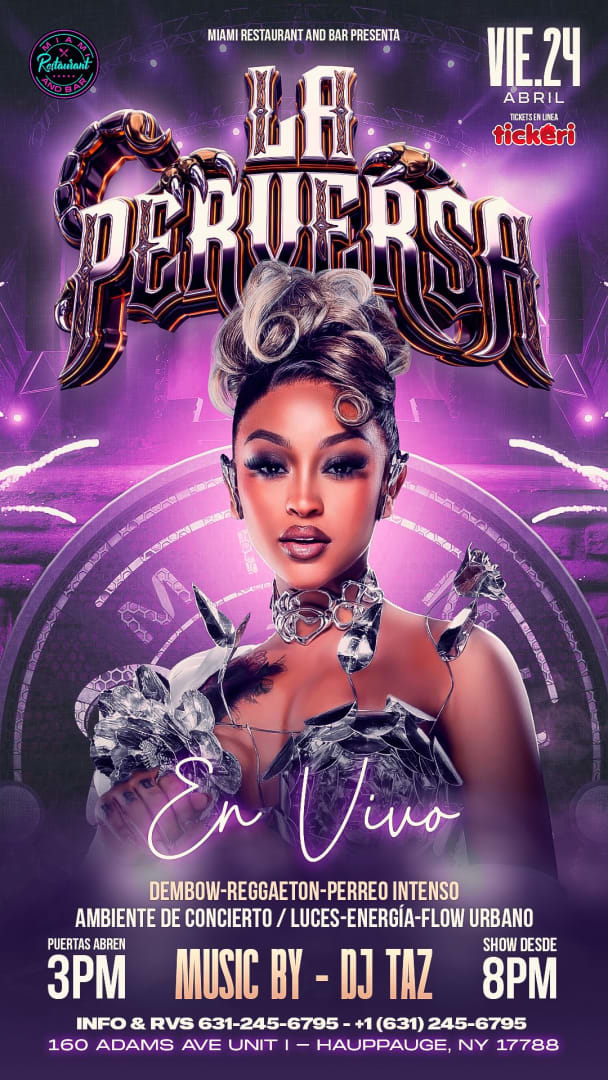 Event - LA PERVERSA - Hauppauge, New York - April 24, 2026 | concert tickets