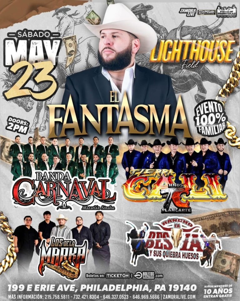 Event - LIGHTHOUSE FIELD. EL FANTASMA  - Philadelphia, Pennsylvania - May 23, 2026 | concert tickets