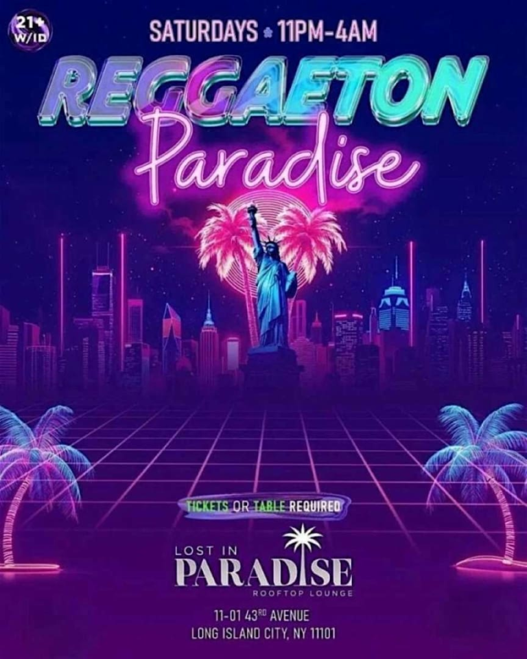Event - Reggaeton Paradise Rooftop Party – Lost in Paradise, Queens – Apr 11 - New York, New York - April 11, 2026 | concert tickets