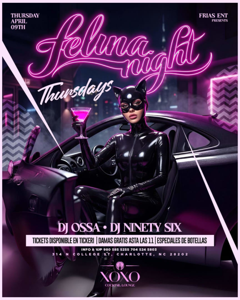 Event - Felina nights - Charlotte, North Carolina - April 9, 2026 | concert tickets