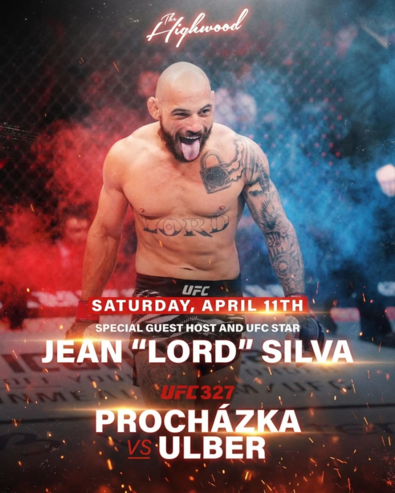 Event - UFC 327 Watch Party + Jean “Lord” Silva Live @ The Highwood - Weehawken Township, New Jersey - April 11, 2026 | concert tickets