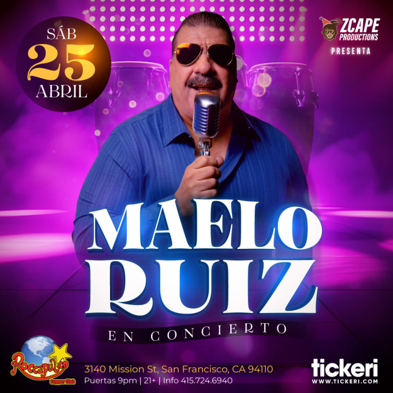 Event - Maelo Ruiz en concierto en San Francisco - San Francisco, California - April 25, 2026 | concert tickets