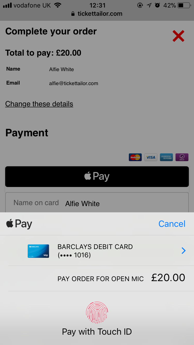 Apple Pay Stage 2