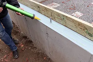 AIR SEALING MUDSILL TO FOUNDATION