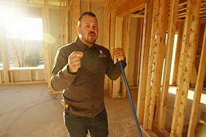 Where is your air barrier connection?