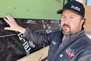A SIMPLE METHOD TO SPACE A DECK LEDGER