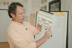 How to layout the moldings in a room with the best scale and proportions.
