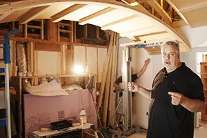 CURVED CEILING GOING UP….