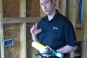 Canned Spray Foam for penetrations pre-insulation