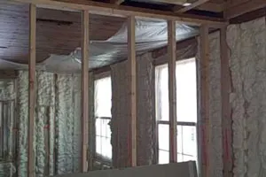 Homosote with Spray Foam Sound Barrier between bedrooms