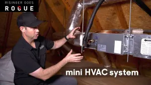 Mini HVAC system for a Master Bedroom