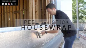 Peel and Stick Housewrap System - Plus Recessed Window flashing