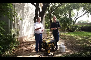 Power your house with a portable generator