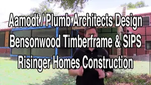 Aamodt & Plumb Architects Design w/ Bensonwood Timberframe & SIPS panels.