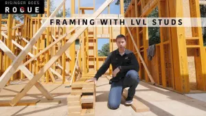 Framing with LVL studs