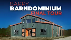  Monitor Style Barndominium Tour | 3 Bed 3.5 Bath Hybrid Build with Balcony | Barry Texas 