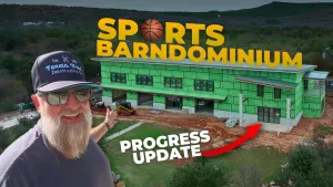  Sports Barndominium Update | 5 HVAC Units, Gym Prep & Rough-Ins | Texas Best Construction 