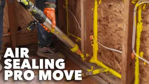How to Air Seal an Old House or Remodel