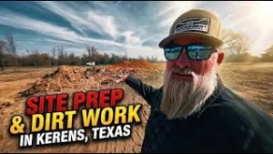  Day 1 Building a Barndominium in Texas | Site Prep & Dirt Work in Kerens | Texas Best Construction 