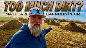  Too Much Dirt? The Challenge Begins Leveling This Barndominium Site | Texas Best Construction 