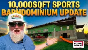  10,000sqft Sports Barndominium Update | Texas Best Construction 